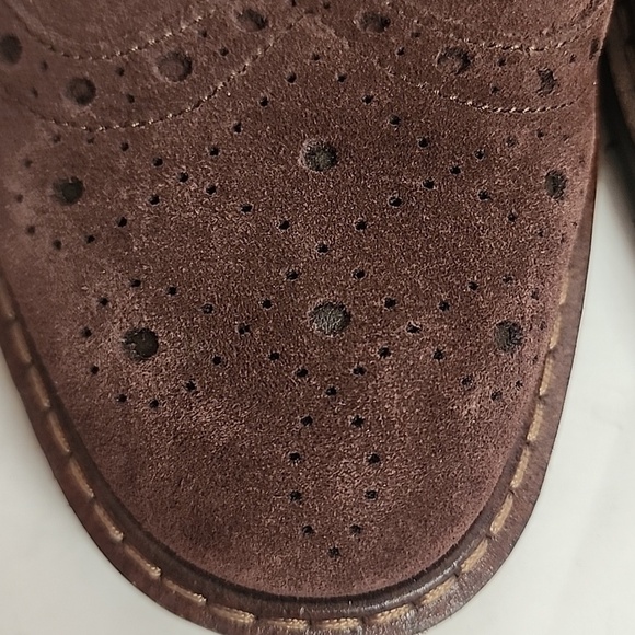 Ecco Vitrus Denmark I Bredebro 1968 Sz40/US Men\'s Wing Tip Brown Suede Oxfords main image 13